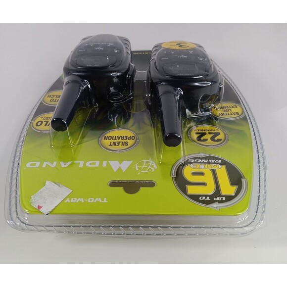 Midland LXT330 Two Way Radios Walkie Talkies 22 Channels Up To 16 Mile Black New - Picture 7 of 9